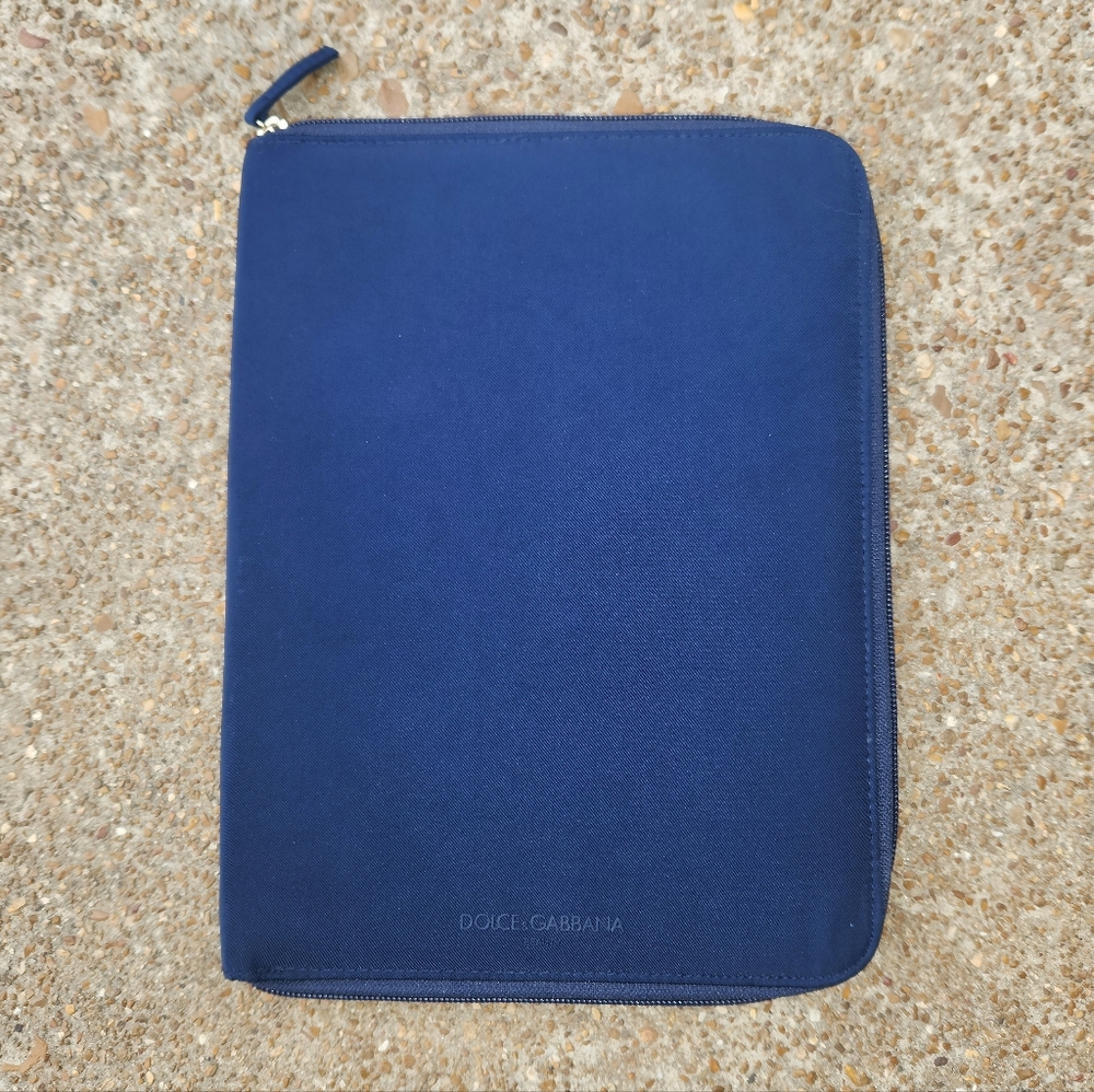 Dolce & Gabbana Navy Blue Laptop/Business Case